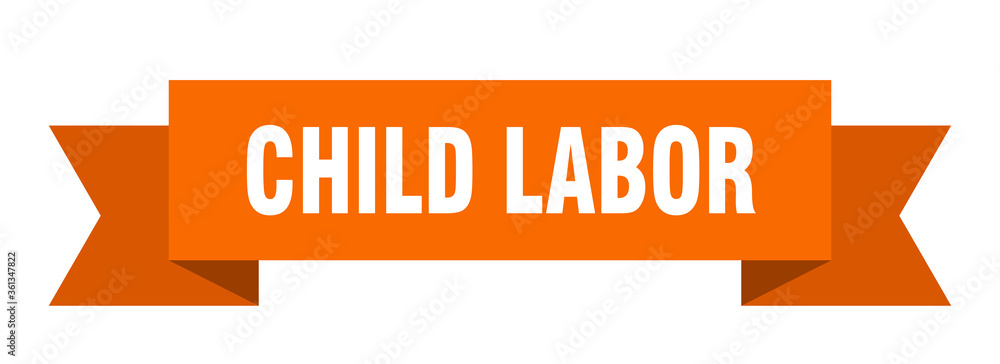 child labor ribbon. child labor isolated band sign. child labor banner child labor ribbon. child labor isolated band sign. child labor banner