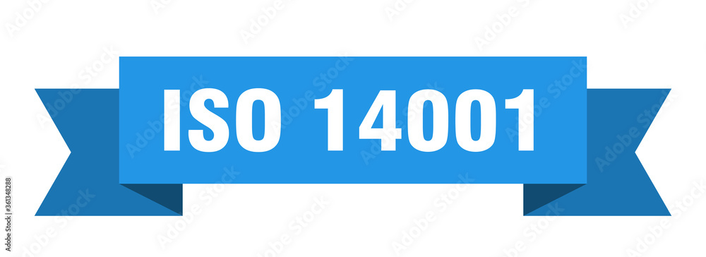 iso 14001 ribbon. iso 14001 isolated band sign. iso 14001 banner
