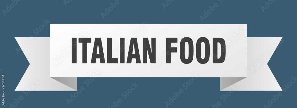 italian food ribbon. italian food isolated band sign. italian food banner italian food ribbon. italian food isolated band sign. italian food banner