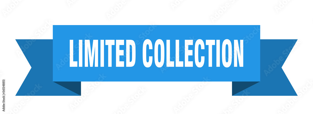 limited collection ribbon. limited collection isolated band sign. limited collection banner limited collection ribbon. limited collection isolated band sign. limited collection banner
