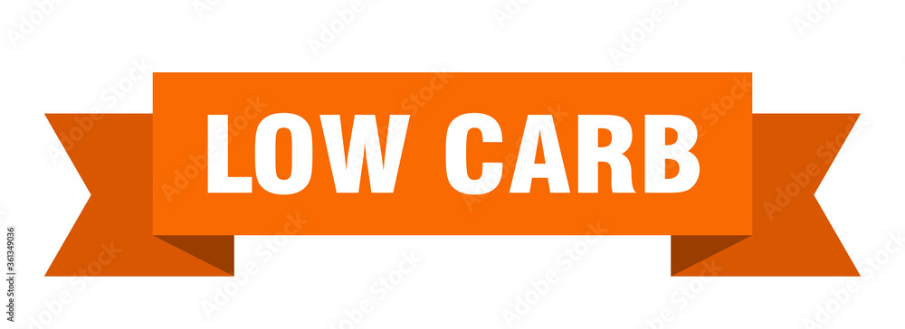 low carb ribbon. low carb isolated band sign. low carb banner low carb ribbon. low carb isolated band sign. low carb banner