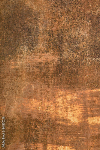 Close-up Rust on an old sheet of metal texture. Abstract background