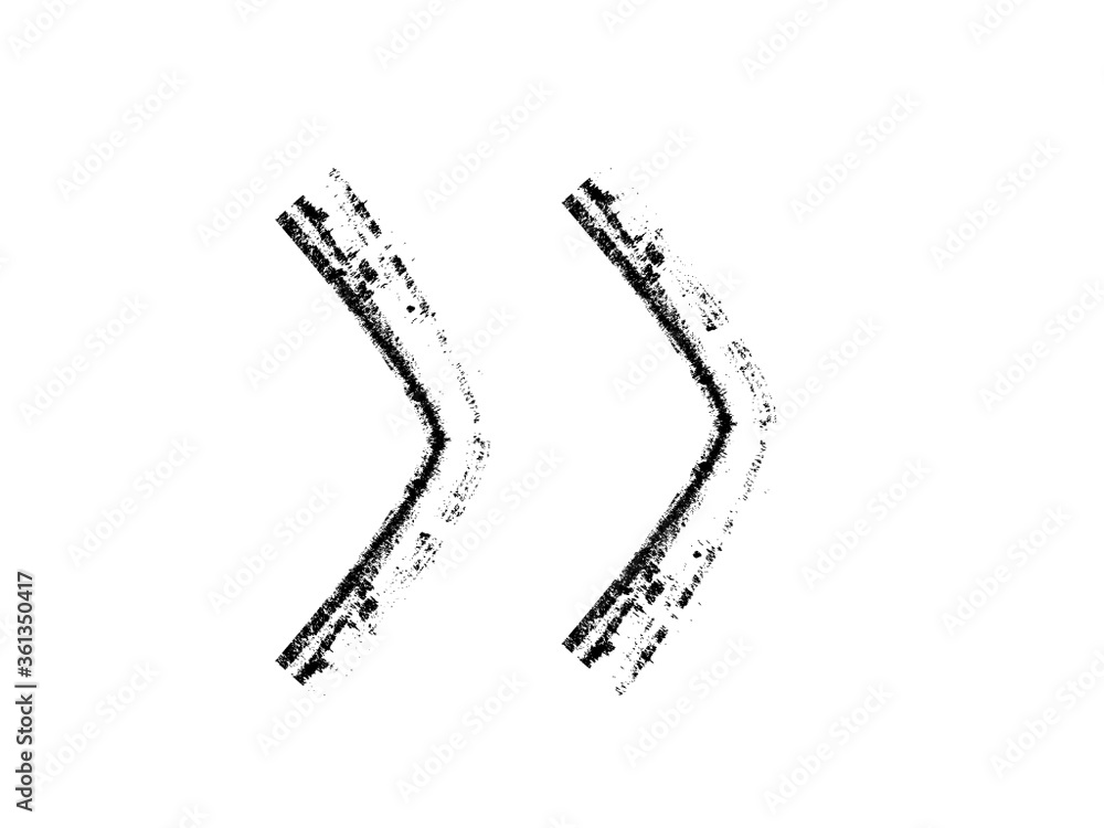 Grunge arrows set . Vector Grunge arrows set . Vector
