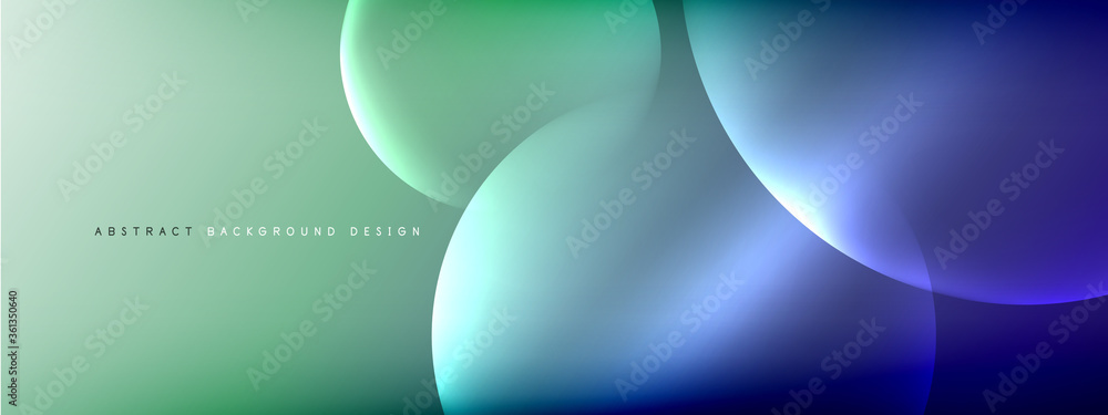 Vector abstract background liquid bubble circles on fluid gradient with shadows and light effects. Shiny design templates for text Vector abstract background liquid bubble circles on fluid gradient with shadows and light effects. Shiny design templates for text