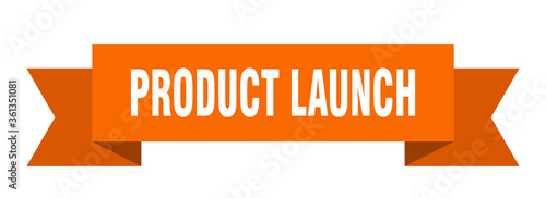 product launch ribbon. product launch isolated band sign. product launch banner