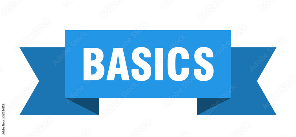 basics ribbon. basics isolated band sign. basics banner basics ribbon. basics isolated band sign. basics banner