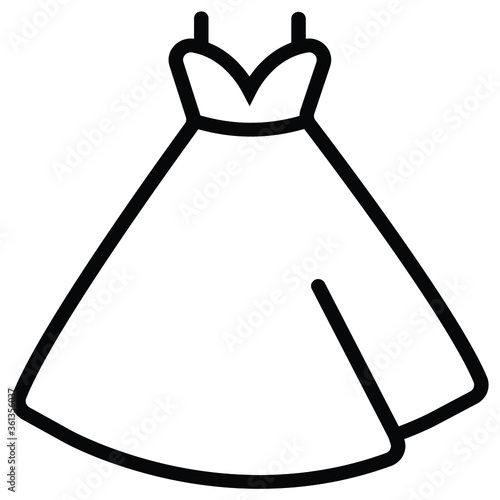 Dress Icon vector graphic Design