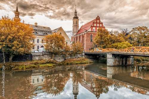 Stare Miasto w Opolu nad Młynówką photo