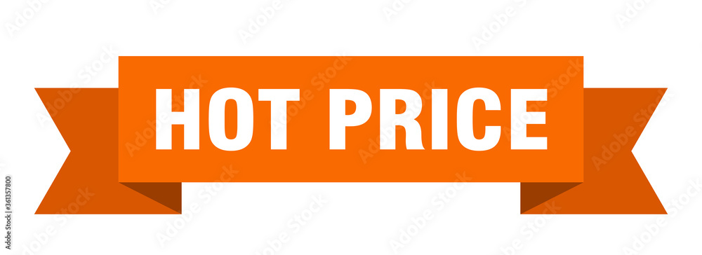 hot price ribbon. hot price isolated band sign. hot price banner