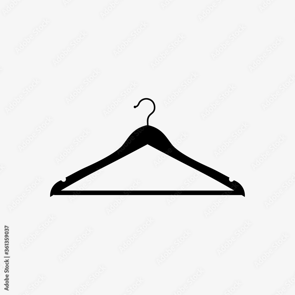 Hanger icon isolated on white background Hanger icon isolated on white background