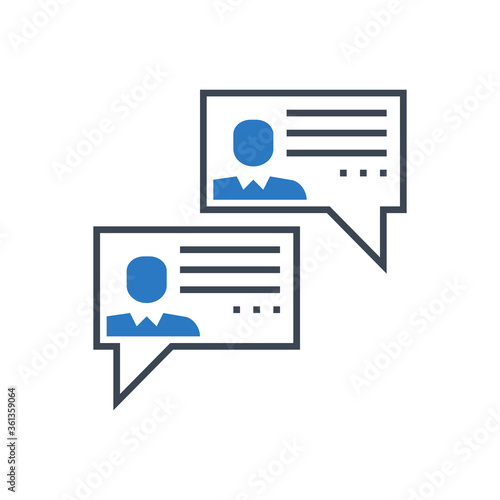 Social Chanels Related Vector Glyph Icon. Isolated on White Background. Vector Illustration.