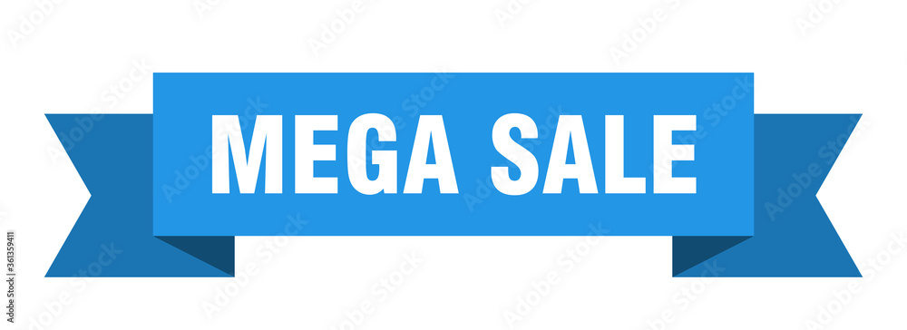 mega sale ribbon. mega sale isolated band sign. mega sale banner mega sale ribbon. mega sale isolated band sign. mega sale banner