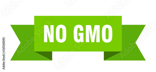 no gmo ribbon. no gmo isolated band sign. no gmo banner