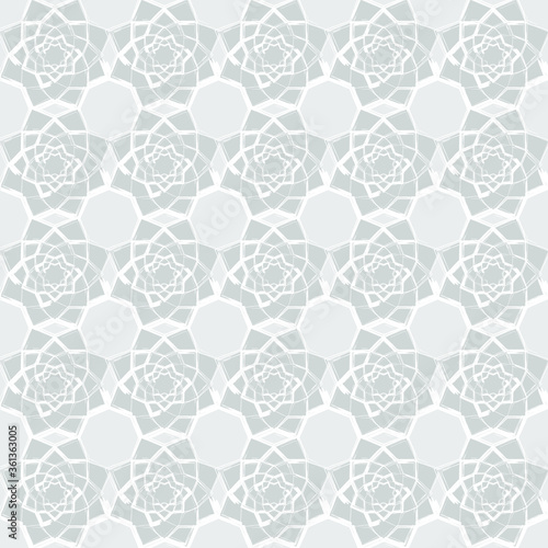 Wallpaper Mural seamless geometric interwoven patterns. hypnotic effect. it can be used as background, fabric pattern, cover page, backdrop, wallpaper Torontodigital.ca