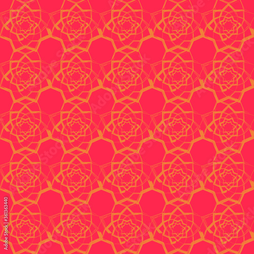 Wallpaper Mural seamless geometric interwoven patterns. hypnotic effect. it can be used as background, fabric pattern, cover page, backdrop, wallpaper Torontodigital.ca
