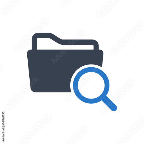 Folder search icon