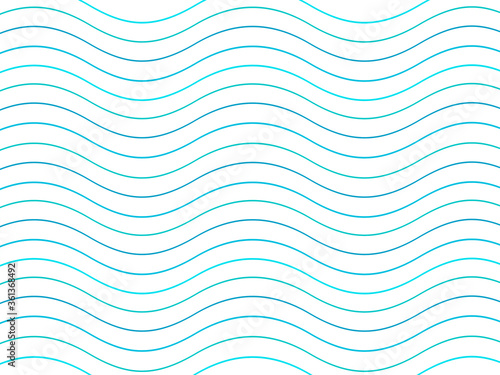 Thin wavy pattern of sea water shades