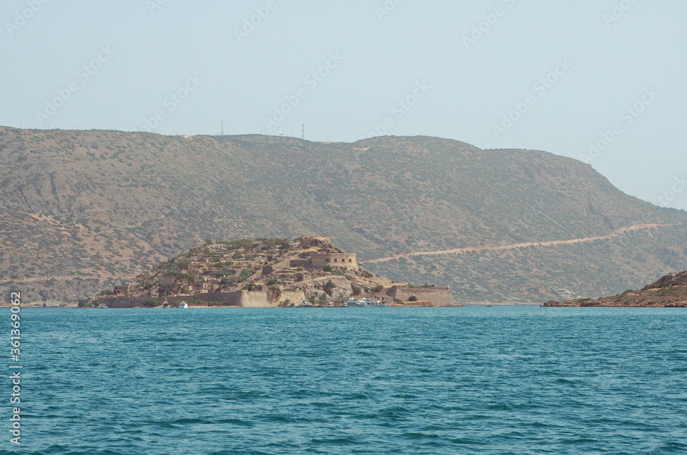 Île de Spinalonga à Élounda près d'Agios Nikolaos en Crète