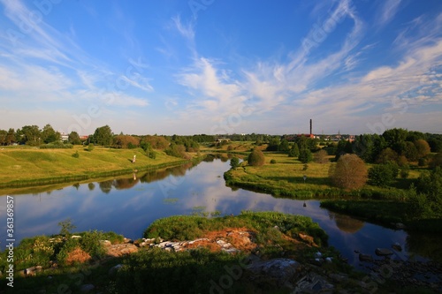 Picture of Aurajoki, the main river in Turku, Finland