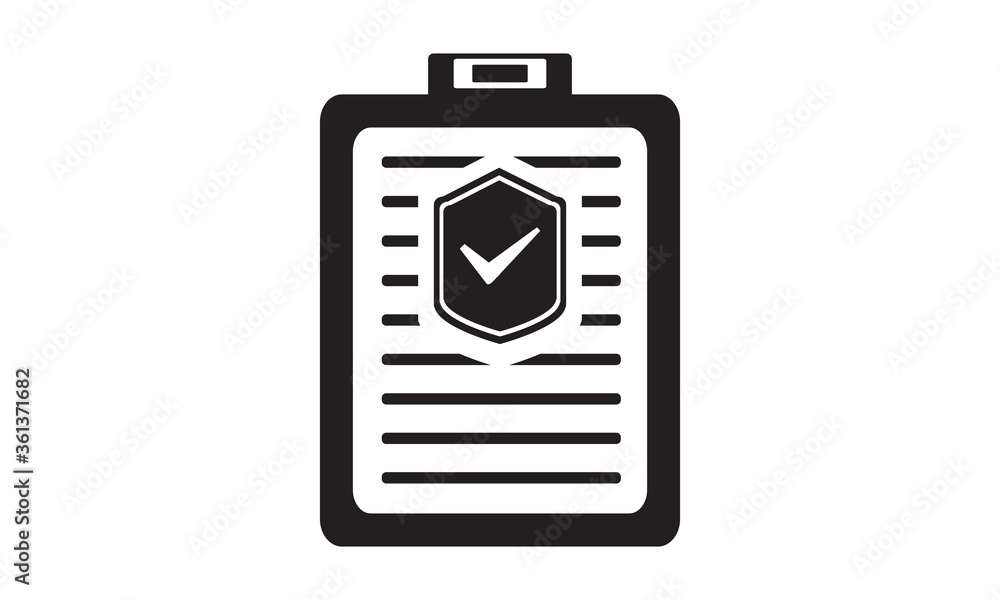 Insurance Policy Icon. vector graphics designs Insurance Policy Icon. vector graphics designs