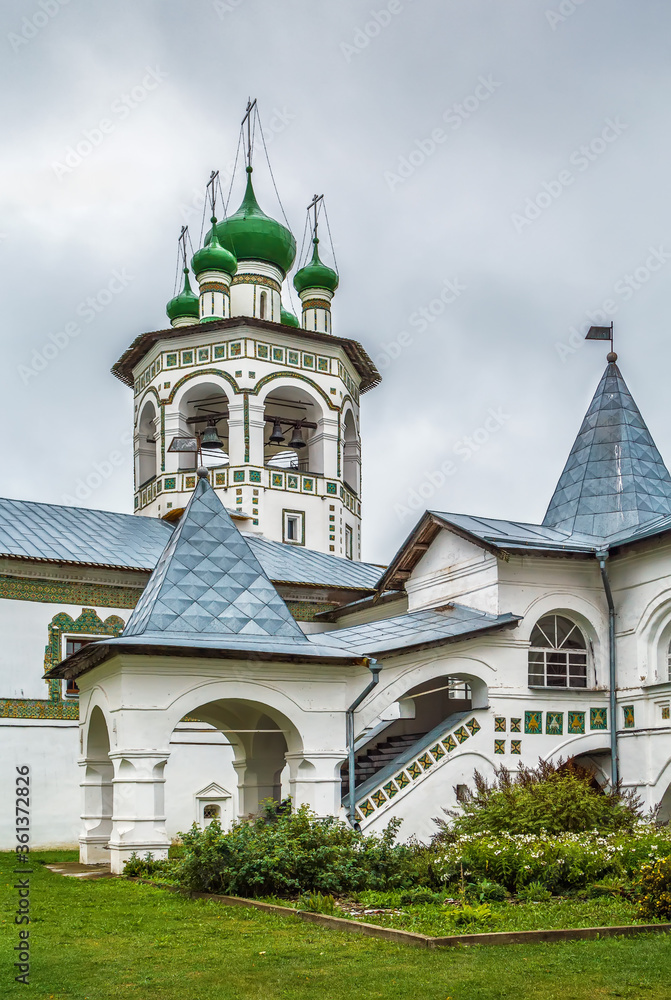 Fototapeta premium St. Nicholas Convent near Veliky Novgorod, Russia