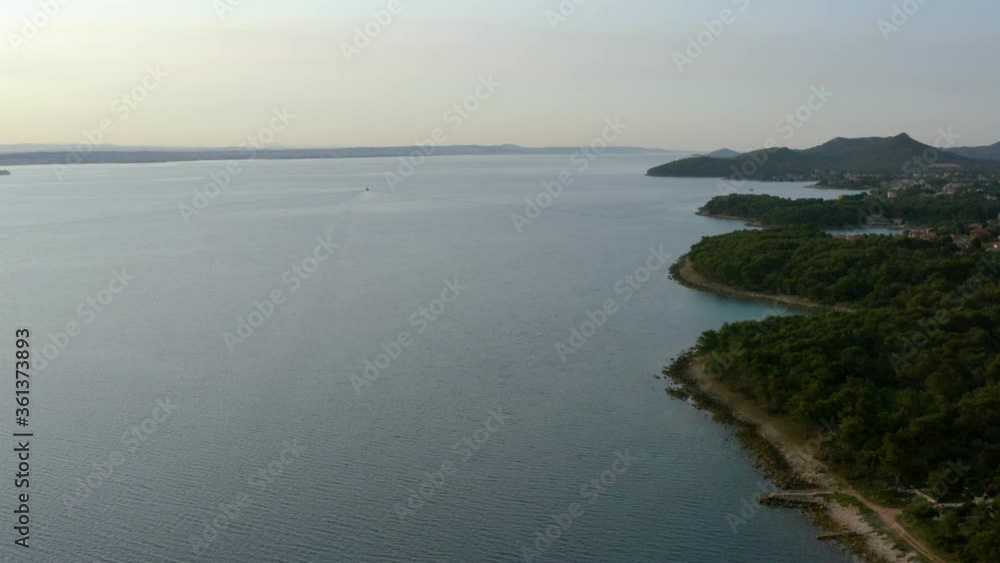 Flying over the beautiful sea of Croatia. Flying over the beautiful sea of Croatia.