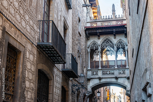 Photography Barrio Gótico, Spanish for 'Gothic Quarter,' is one of the oldest and most beaut