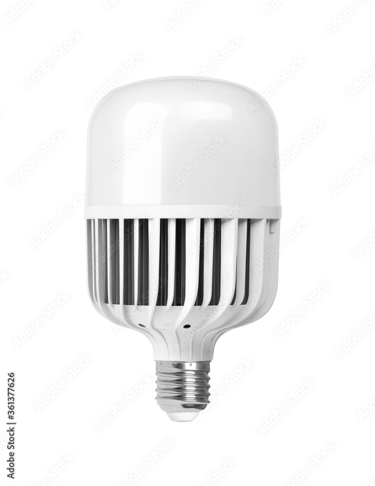 Led light bulb isolated on white Led light bulb isolated on white