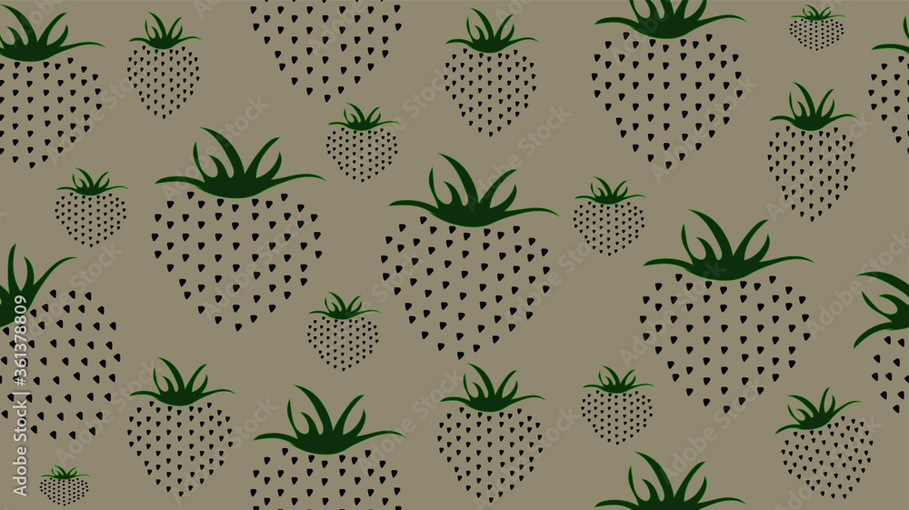 strawberry seamless pattern, vector strawberry seamless pattern, vector