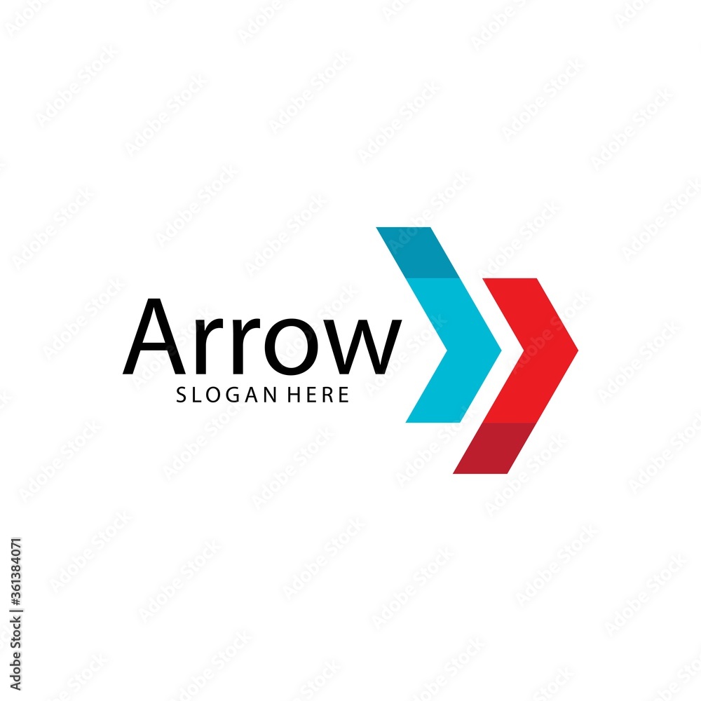 Arrow ilustration logo