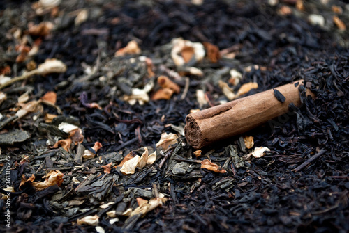 cinnamon stick and tea