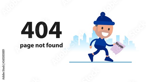 Error 404 Page not found. Thief stole a page.