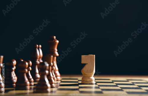 chess on the board