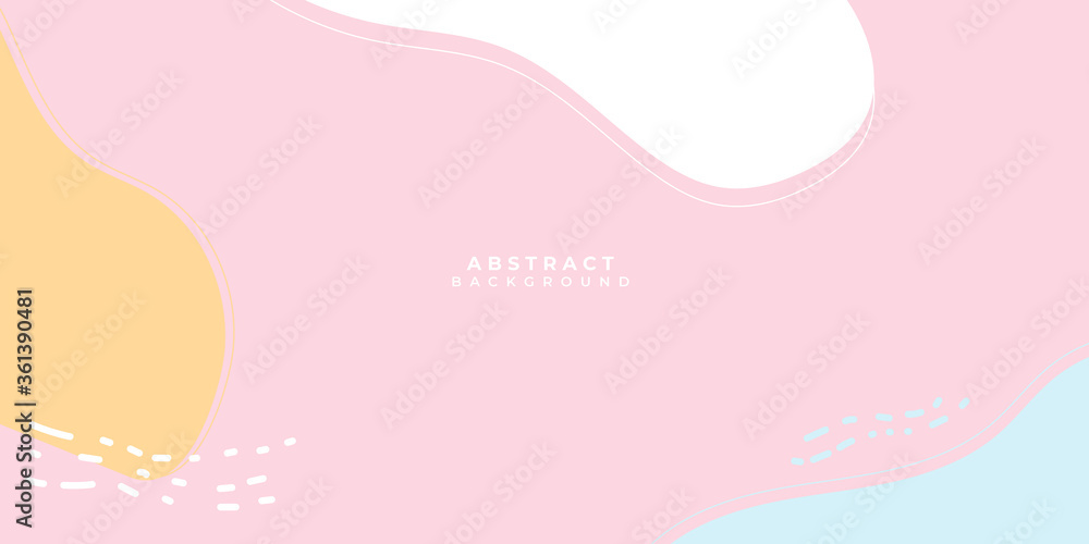 Abstract Hand Drawn Childish Vector Pattern Set. White Waves, Arches and Dots on a Various Pink Backgrounds. Modern Geometric Seamless Pattern. Irregular Freehand Print. 