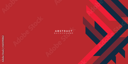 Red blue black abstract backgrund vector, modern corporate concept.