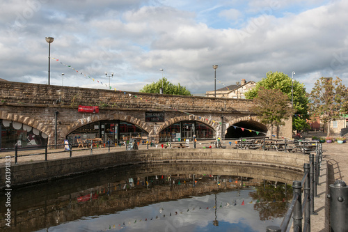 Victoria Quays also known as Sheffield Canal Basin in Sheffield, South Yorkshire, United Kingdom - 13th September 2013 photo