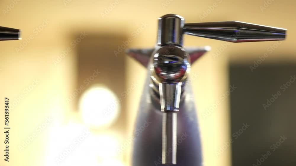 Moving camera slider showing rows of beer taps in pub, nobody. Alcohol concept. Beer craft. Bar counter. Steel shiny taps close up real time view Moving camera slider showing rows of beer taps in pub, nobody. Alcohol concept. Beer craft. Bar counter. Steel shiny taps close up real time view