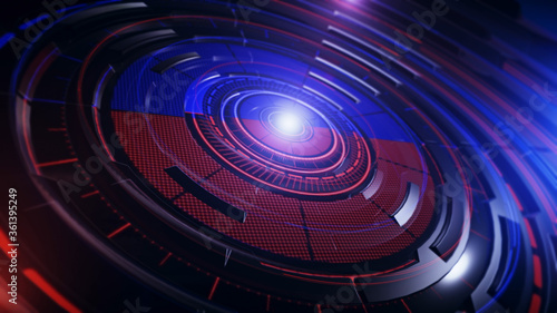 3D World News Background,  digital world breaking news Studio Background for news report and breaking news on world live report