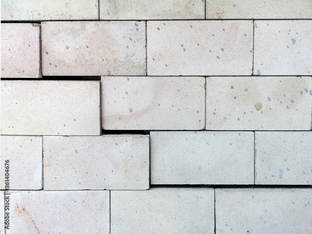 Naklejka premium Vintage or grungy white background of natural cement or stone old texture as a retro pattern layout.