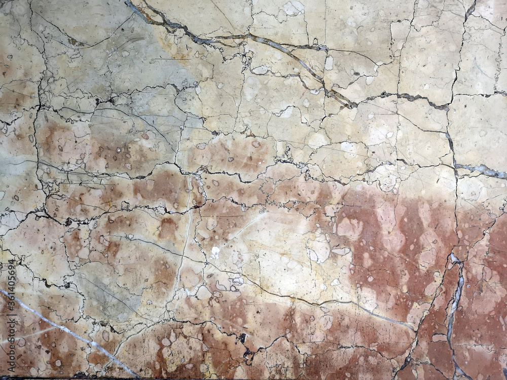 Fototapeta premium Red brown marble. Natural texture background. Close-up