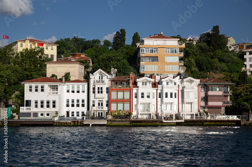 Buildings in Bosphorus Strait Side of Istanbul, Turkey © EvrenKalinbacak