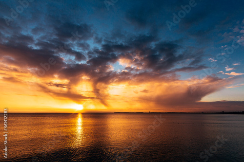 A beautiful sunrise by the sea. © Bjoern