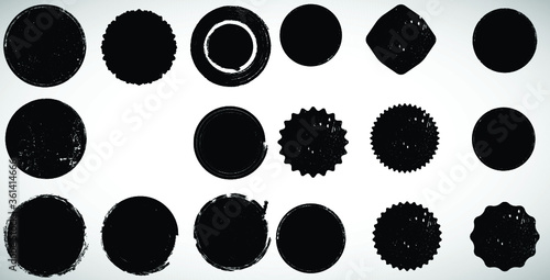 texturede stamps . Vector