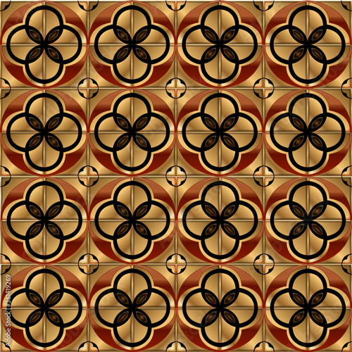 seamless pattern with circles