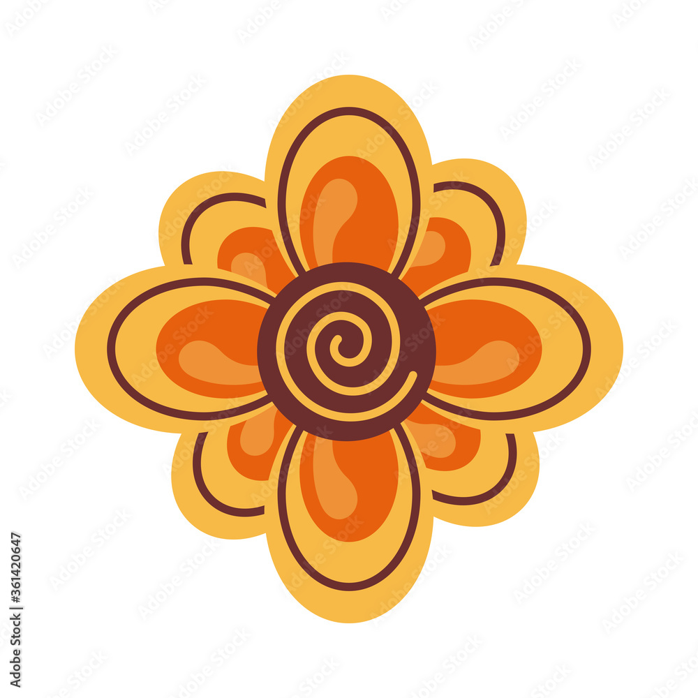 happy raksha bandhan celebration with flower decoration flat style happy raksha bandhan celebration with flower decoration flat style