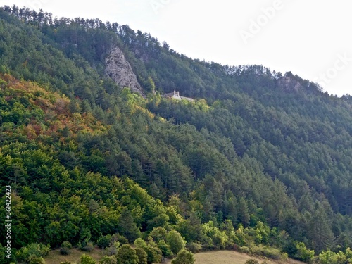 The landscapes of Mende in the Lozère department in the south of France.