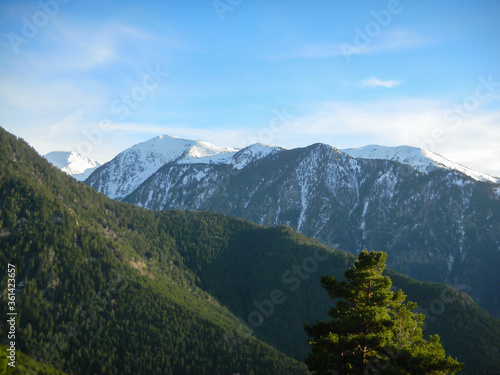 Andorra la Vella landscape view, is the highest capital city in Europe, at an elevation of 1,023 metres © Arturo Verea