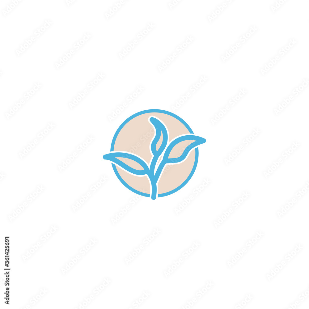 tea leaves icon flat vector logo design trendy tea leaves icon flat vector logo design trendy