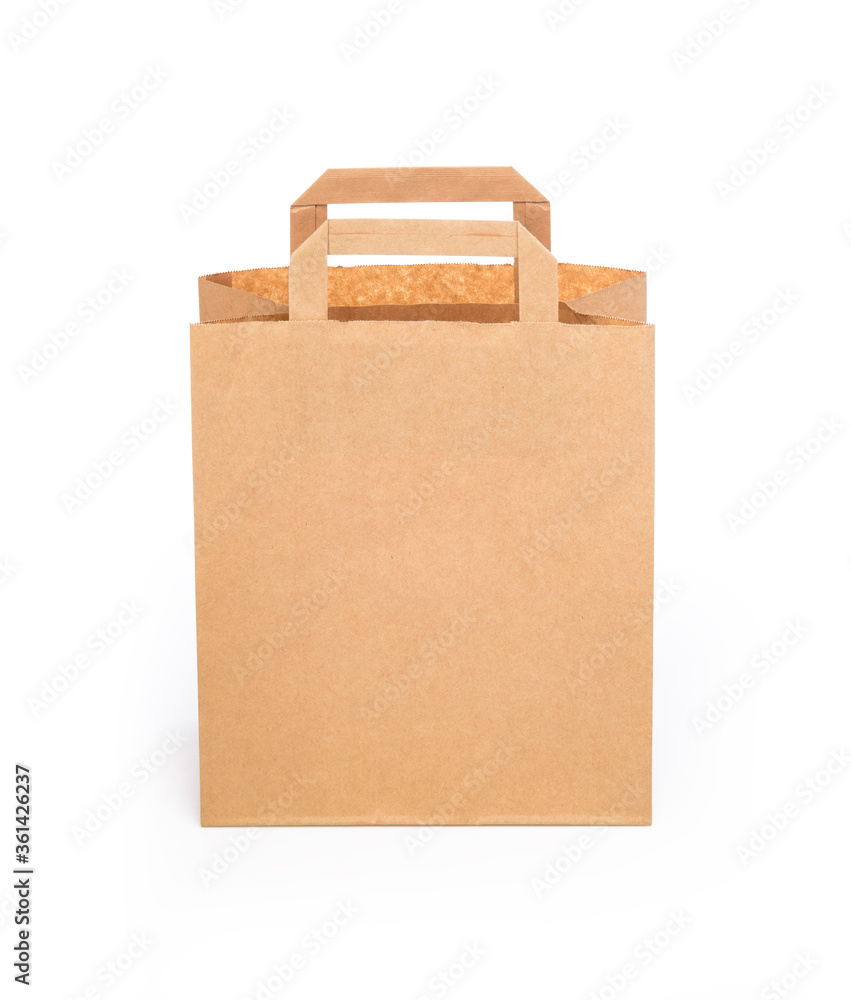 paper shopping bags on a white background paper shopping bags on a white background