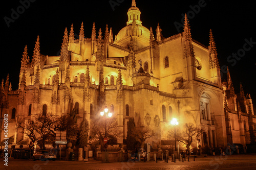 Segovia Cathedral is the Gothic-style Roman Catholic cathedral located in the main square (Plaza Mayor) of the city of Segovia